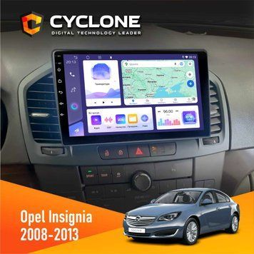 Штатна магнітола Opel Insignia 2008-2013 Cyclone C9-008 4x64, DSP НФ-00007088 фото