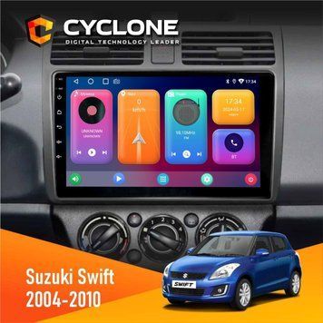 Штатна магнітола Suzuki Swift 2004-2010 Cyclone C10-001 2x32 НФ-00004504 фото