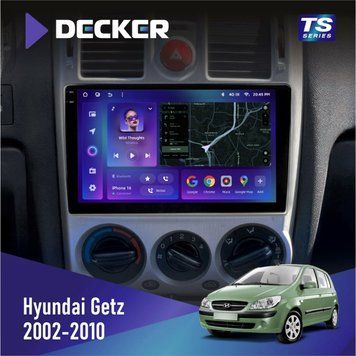 Штатна магнітола Hyundai Getz 2002-2010 Decker TS TS9-004 6x128, DSP 4G, 2k НФ-00005680 фото