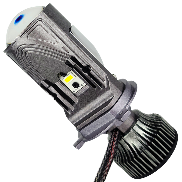LED лампи автомобільні з лінзою DriveX LE-01 H4 H/L 6000K 31W/41W DX-1132 фото