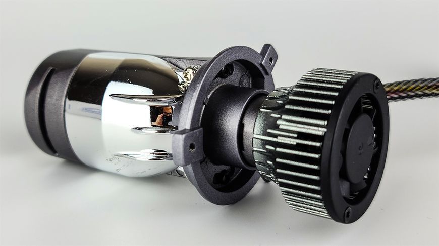 LED лампи автомобільні з лінзою DriveX LE-01 H4 H/L 6000K 31W/41W DX-1132 фото