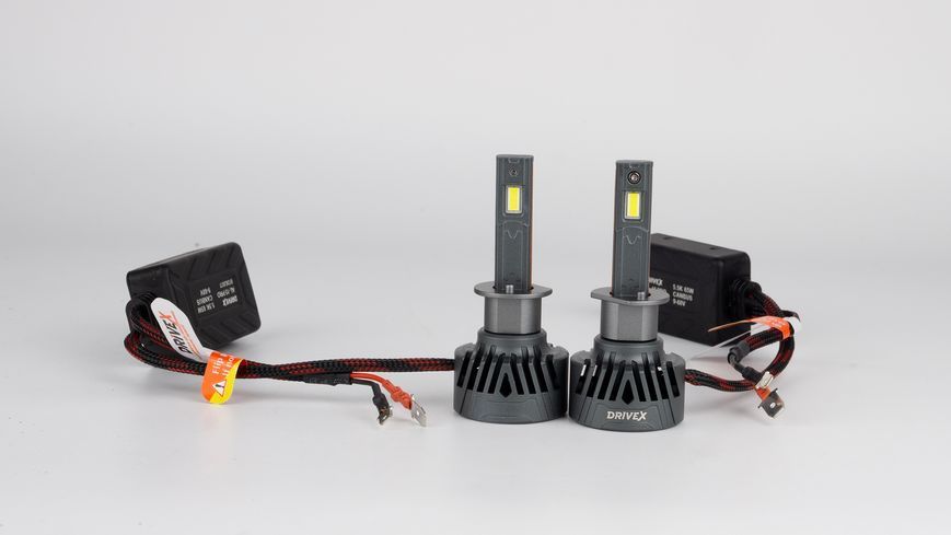 LED лампи автомобільні DriveX LED лампи серії AL-15 PRO H1 65W 9-60V 5.5K к-т. DX-24080 фото