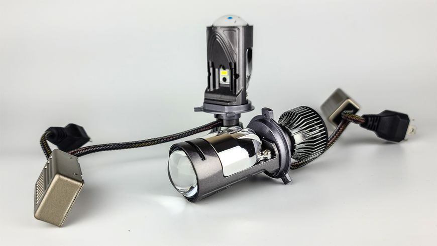 LED лампи автомобільні з лінзою DriveX LE-01 H4 H/L 6000K 31W/41W DX-1132 фото