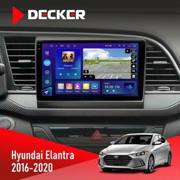Штатна магнітола Hyundai Elantra 2016-2020 CAN Decker D9-005 4x64, DSP, 360, 4G, 2k НФ-00008237 фото