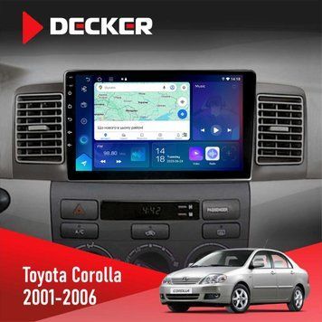 Штатна магнітола Toyota Corolla 2001-2006 Decker D9-007 4x64 DSP 360 4G НФ-00009069 фото