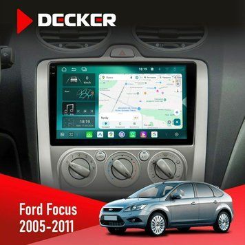 Штатна магнітола Ford Focus 2 2005-2011 Decker D9-004 6x128, DSP 360, 2k НФ-00007222 фото