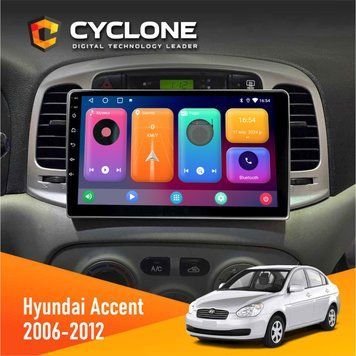Штатна магнітола Hyundai Accent 2006-2012 Cyclone C9 CPL 2x32 НФ-00002200 фото