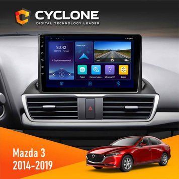 Штатна магнітола Mazda 3 2014-2019 Cyclone C9-011 4x64, DSP НФ-00008888 фото