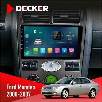 Штатна магнітола Ford Mondeo 2000-2007 Decker D9-003 6x128, DSP, 4G, 2k НФ-00004657 фото