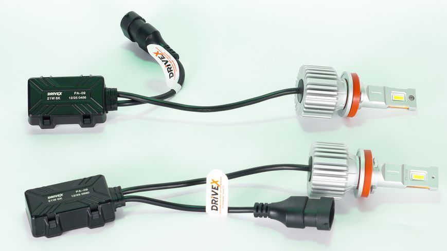 Світлодіодні лампи DriveX PA-09 H11 42W(2*21W) 9-32V 6K Світлодіодні DX-23460 фото