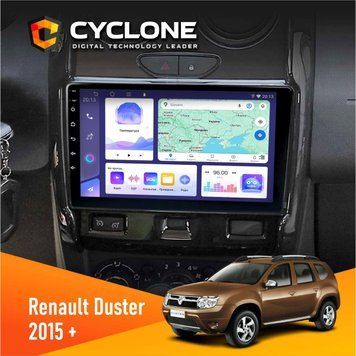 Штатна магнітола Renault Duster 2015+ Cyclone C9-008 4x64, DSP НФ-00007106 фото