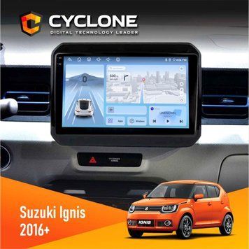 Штатна магнітола Suzuki Ignis 2016+ Cyclone C9-009 4x64, DSP, 4G, 2k НФ-00008036 фото