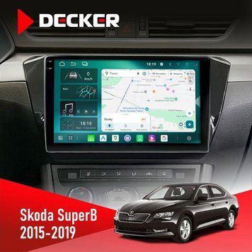 Штатна магнітола Skoda SuperB 2015-2019 Decker D10-004 6x128, DSP, 360, 2k НФ-00007433 фото
