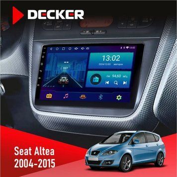 Штатна магнітола Seat Altea 2004-2015 Decker D9-001 4x64, DSP НФ-00003817 фото