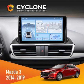 Штатна магнітола Mazda 3 2014-2019 Cyclone C9-012 4x64 DSP 4G НФ-00008889 фото