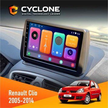 Штатна магнітола Renault Clio 2005-2014 Cyclone C9 CPL 2x32 НФ-00003126 фото