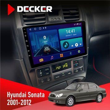 Штатна магнітола Hyundai Sonata (EF) 2001-2012 Decker D9-002 6x128, DSP, 360 НФ-00003619 фото