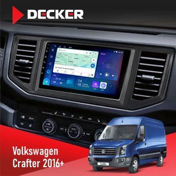 Штатна магнітола Volkswagen Crafter 2016+ Decker D10-007 4x64, DSP, 360, 4G НФ-00009420 фото