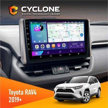 Штатна магнітола Toyota RAV4 2019+ Cyclone C10-002 2x32, 4G, 2k НФ-00004564 фото
