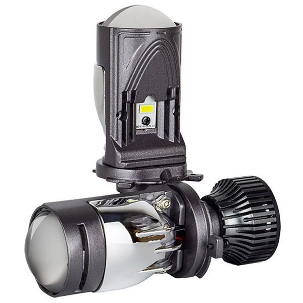 Світлодіодні лампи з лінзою DriveX SLE-01 H4 H/L 9-60V 6000K 30W/45W к-т. DX-23441 фото