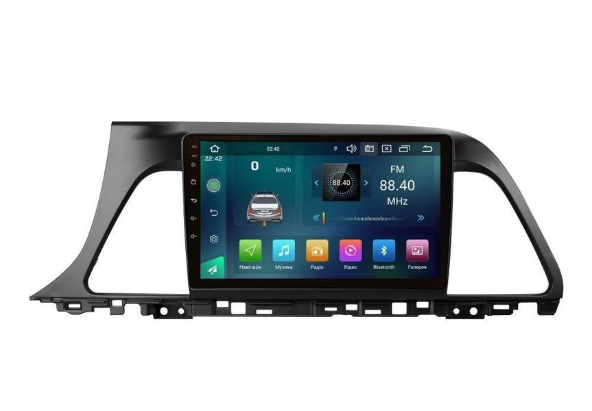 Штатная магнитола Cyclone C9 CPL GSM. 2+32GB. CARPLAY. 4G Hyundai Sonata 2015-2017 з малим екраном AR-811840 фото