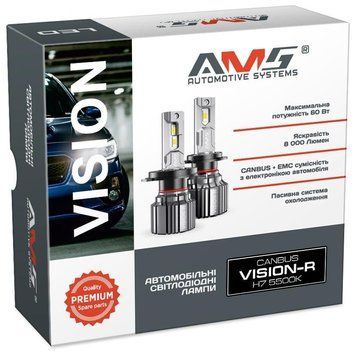 LED автолампи AMS VISION-R H10 5500K CANBUS AR-109055 фото
