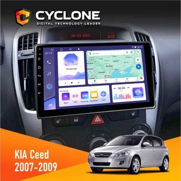 Штатна магнітола KIA Ceed 2007-2009 Cyclone C9-008 4x64, DSP НФ-00007034 фото