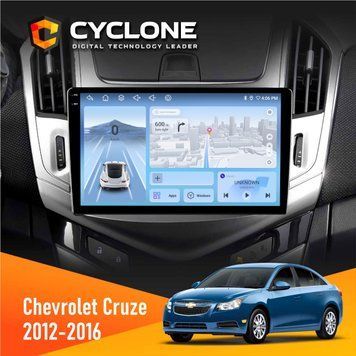 Штатна магнітола Chevrolet Cruze 2012-2016 Cyclone C9-009 4x64, DSP, 4G, 2k НФ-00007819 фото