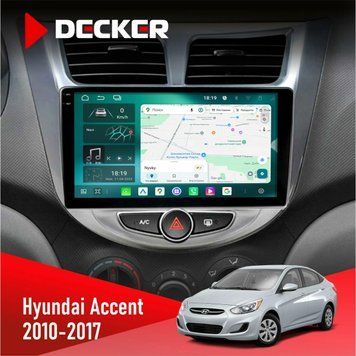 Штатна магнітола Hyundai Accent 2010-2017 Decker D9-004 6x128, DSP 360, 2k НФ-00007248 фото