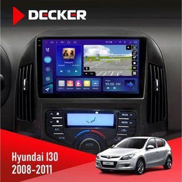 Штатна магнітола Hyundai i30 (FD) 2008-2011 Сlimate Decker D9-005 4x64, DSP, 360, 4G, 2k НФ-00008229 фото