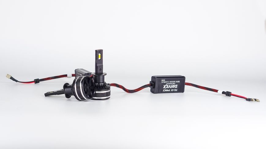 Світлодіодні лампи DriveX FE-01 PRO H1 58W CAN 9-16V 6K DX-23587 фото