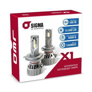 LED автолампи Sigma X1 50W H7 5000K AR-94262 фото