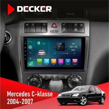 Штатна магнітола Mercedes-Benz C-Class (W203) 2004-2007 AMP Decker D9-003 6x128, DSP, 4G, 2k НФ-00004729 фото