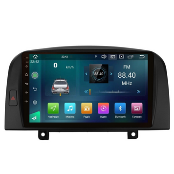 Штатна магнітола Cyclone C9 CPL GSM. 2+32GB. CARPLAY. 4G Hyundai Sonata 2004-2008 AR-811590 фото
