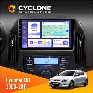 Штатна магнітола Hyundai i30 (FD) 2008-2011 Climate Cyclone C9-008 4x64, DSP НФ-00007010 фото