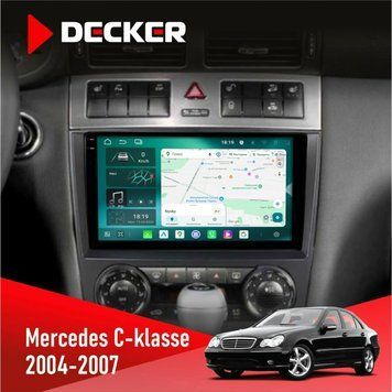 Штатна магнітола Mercedes-Benz C-Class (W203) 2004-2007 AMP Decker D9-004 6x128, DSP 360, 2k НФ-00007335 фото