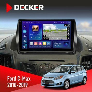 Штатна магнітола Ford C-Max 2010-2019 Decker D9-005 4x64, DSP, 360, 4G, 2k НФ-00008193 фото