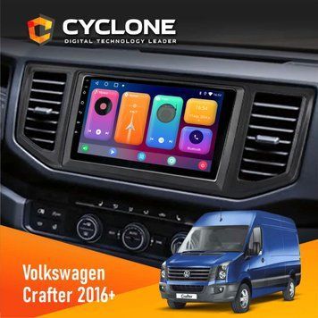 Штатна магнітола Volkswagen Crafter 2016+ Cyclone C10-001 2x32 НФ-00009121 фото