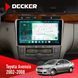 Штатна магнітола Toyota Avensis 2002-2008 Decker D9-004 6x128, DSP 360, 2k НФ-00007461 фото 1