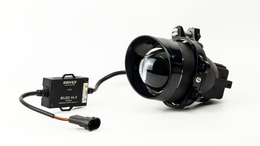 Світлодіодна лінза у фари DriveX FOG BiLED HL3 Toyota 3Color 3.0" 3/4.3/6K 3-колірна DX-2536 фото