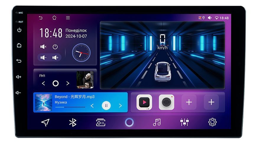 Автомобільний мультимедійний центр з бездротовим CarPlay та Android Auto - DriveX S-911 8+128 QLED 4G DSP 8CF 4x50W DX-20725 фото