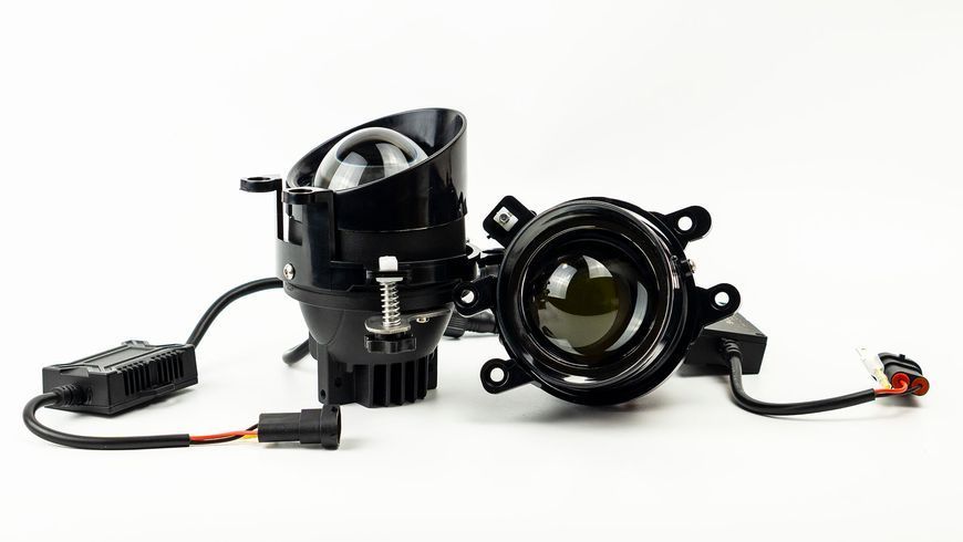 Світлодіодна лінза у фари DriveX FOG BiLED HL3 Toyota 3Color 3.0" 3/4.3/6K 3-колірна DX-2536 фото