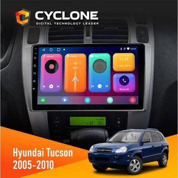 Штатна магнітола Hyundai Tucson 2005-2010 Black Cyclone C10-001 2x32 НФ-00008780 фото