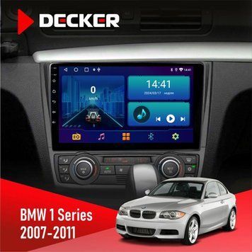 Штатна магнітола BMW 1 Series 2007-2011 Climate Decker D9-002 6x128, DSP, 360 НФ-00003494 фото