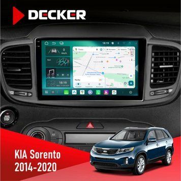 Штатна магнітола KIA Sorento 2014-2020 Decker D10-004 6x128, DSP, 360, 2k НФ-00007306 фото