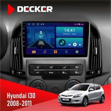 Штатна магнітола Hyundai i30 (FD) 2008-2011 Decker D9-001 4x64, DSP НФ-00003590 фото