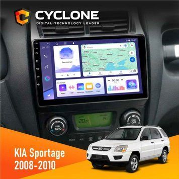 Штатна магнітола KIA Sportage 2008-2010 Climate Cyclone C9-008 4x64, DSP НФ-00007055 фото