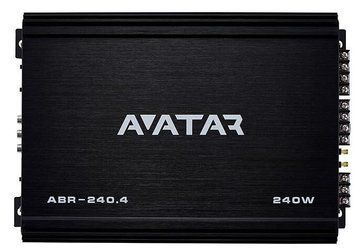 Підсилювач автомобільний Avatar ABR-240.4 BLACK AR-45896 фото