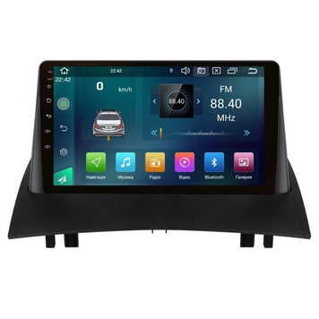 Штатна магнітола Cyclone C9 CPL GSM. 2+32GB. CARPLAY. 4G Renault Megane 2 2003-2009 AR-814980 фото