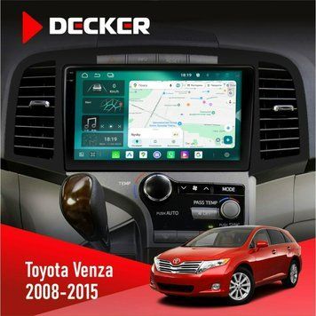 Штатна магнітола Toyota Venza 2008-2015 Decker D9-004 6x128, DSP 360, 2k НФ-00007491 фото